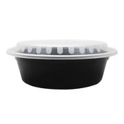 Karat 24 oz Black Takeout Food Container & Lid, PK150 IM-FC4024B